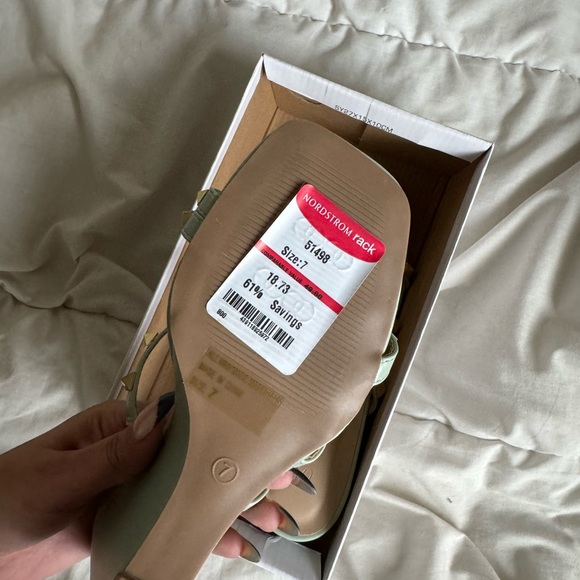 Wild Diva Studded Wedge Sandals ♡ - Picture 3 of 3